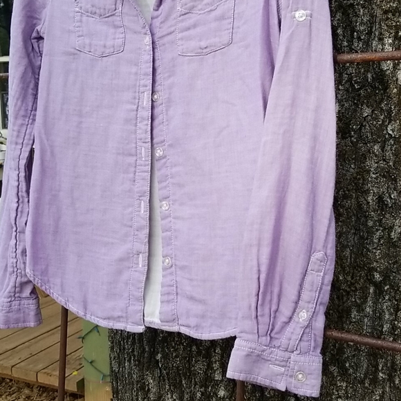 Lavender Button up Shirt - Picture 4 of 6